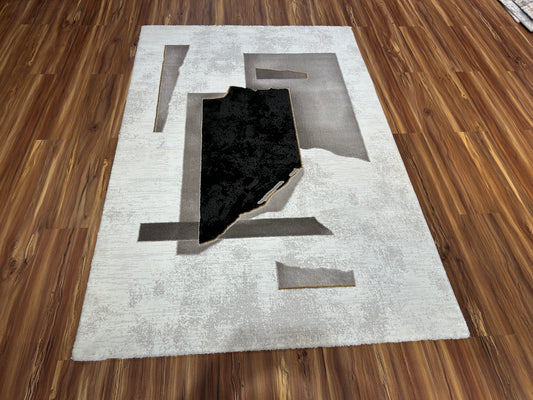 Geomet Modern Carpet & Rug 4x6