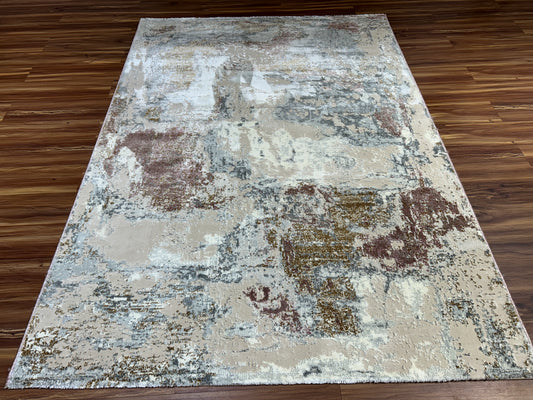 Graphite Aura Modern Carpet & Rug 6x9