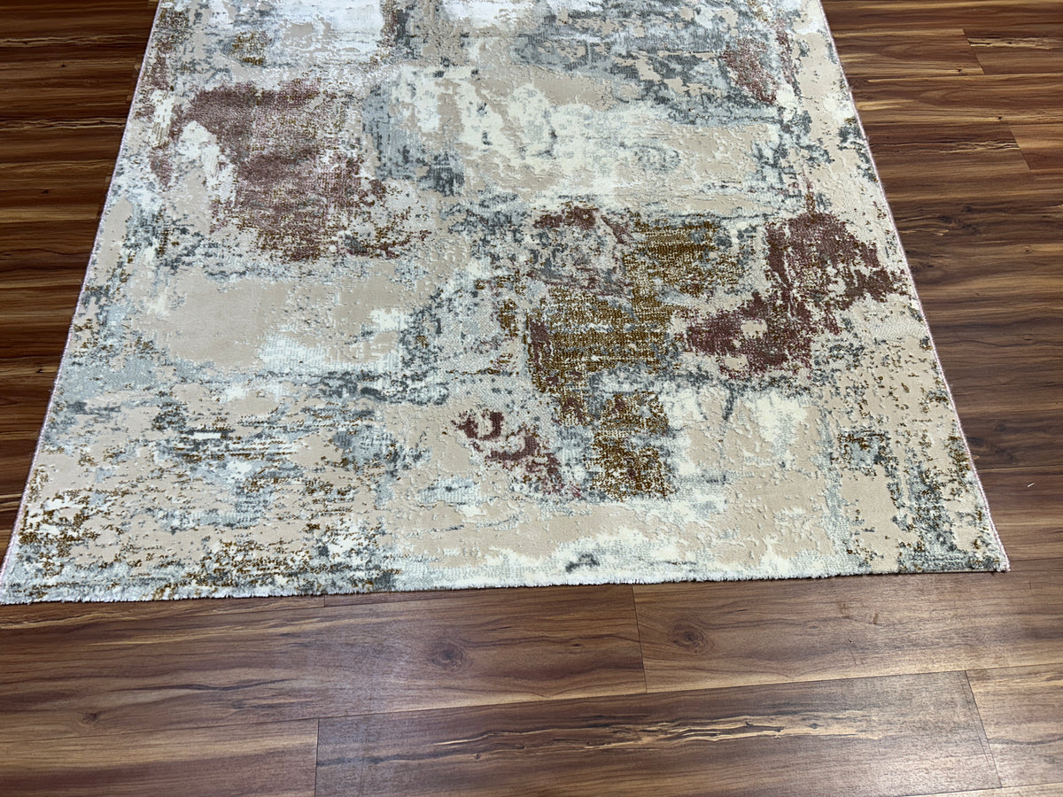 Graphite Aura Modern Carpet & Rug 6x9
