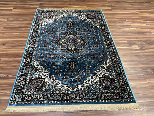 Farin Persian Carpet & Rug 4x6 with traditional design for living room