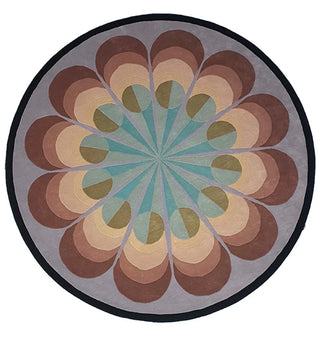Cozyquo Round Hand Tufted Carpet & Rug