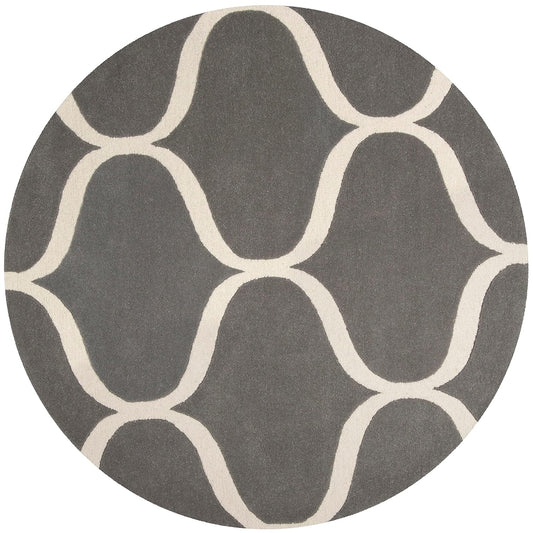 Haloza Round Hand Tufted Carpet & Rug