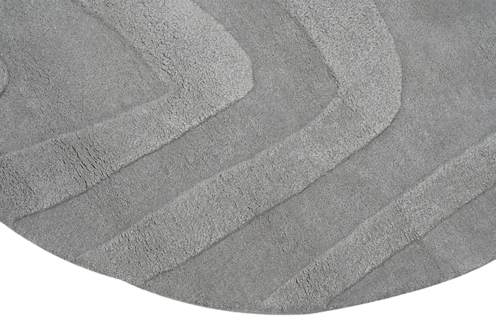 Curl Irregular Hand Tufted Carpet