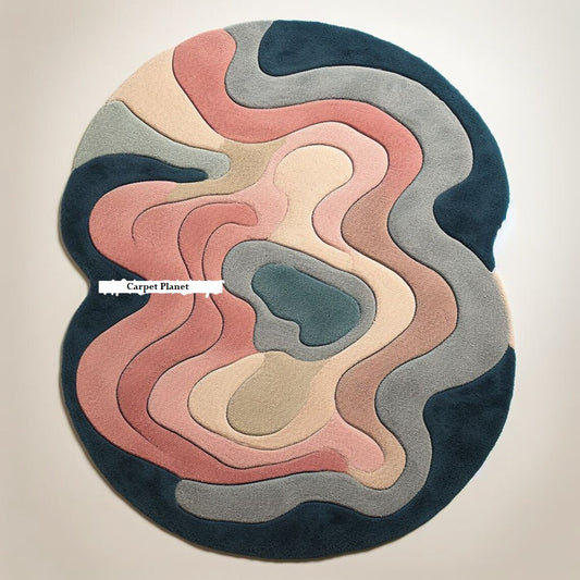 Mode Irregular Hand Tufted Carpet & Rug