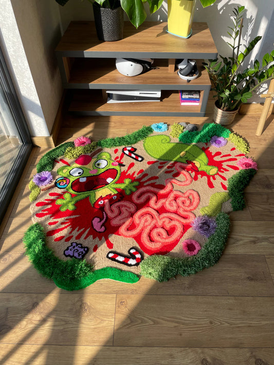 Velour Moss Hand Tufted Carpet & Rug