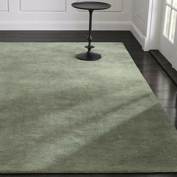 Solid colour room carpet laid in a home living space
