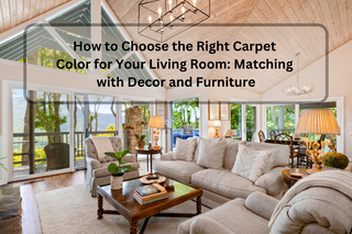 How to Choose the Right Carpet Color for Your Living Room: Matching with Decor and Furniture
