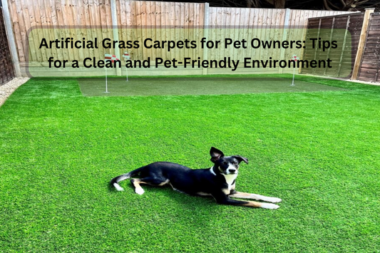Artificial Grass Carpets for Pet Owners: Tips for a Clean and Pet-Friendly Environment
