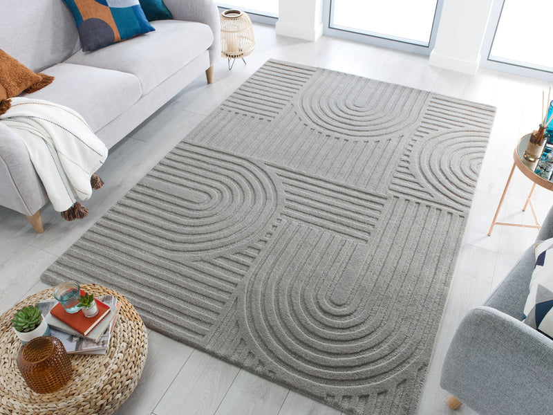 Soft shaggy carpet in a living room with sofa and centre table