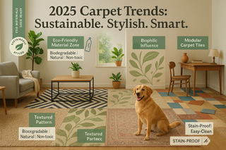 Top Carpet Trends of 2025: Blending Style with Sustainability