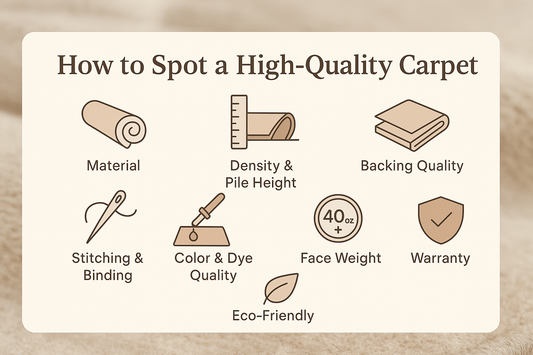 How to Spot a High-Quality Carpet: A Comprehensive Guide