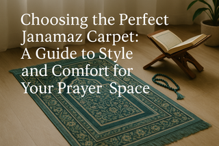 Choosing the Perfect Janamaz Carpet: A Guide to Style and Comfort for Your Prayer Space