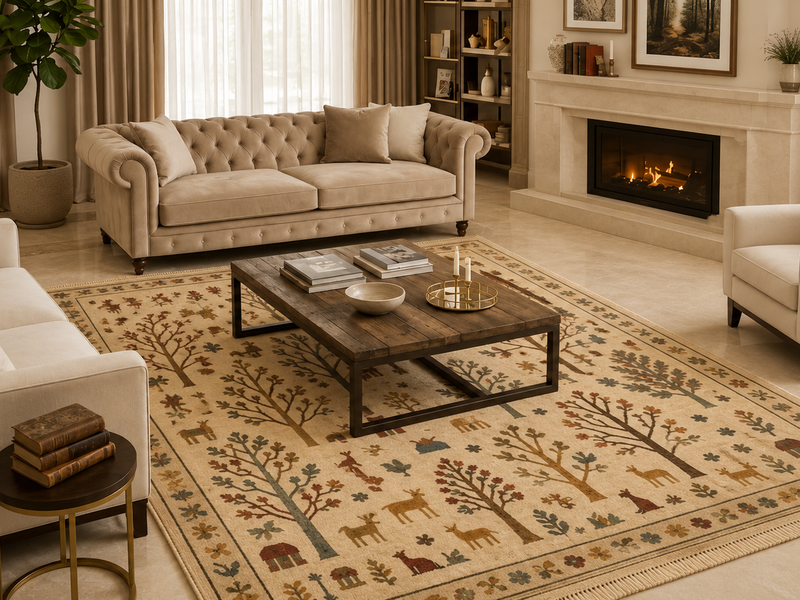 Best Traditional Carpets for Living Room – Styles, Prices & Online Buying Guide