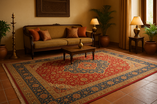 Top 5 Benefits of Using Hand-Knotted Carpets in Your Living Room