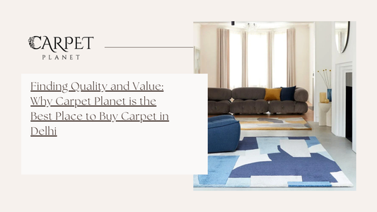 Finding Quality and Value: Why Carpet Planet is the Best Place to Buy Carpet in Delhi
