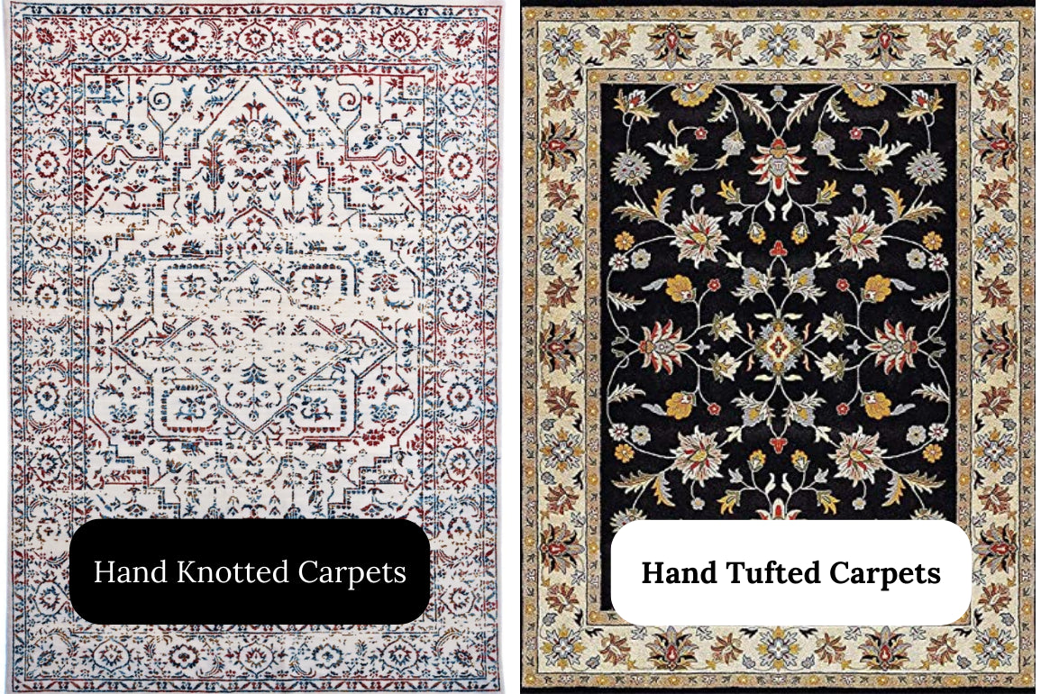 How to Choose between a HandKnotted vs HandTufted Carpet Carpet