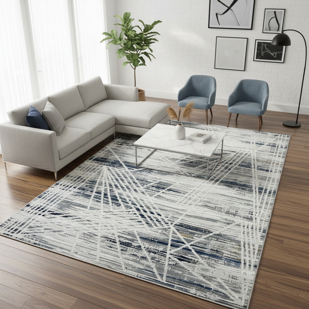 Modern Abstract Store Carpets 3x5