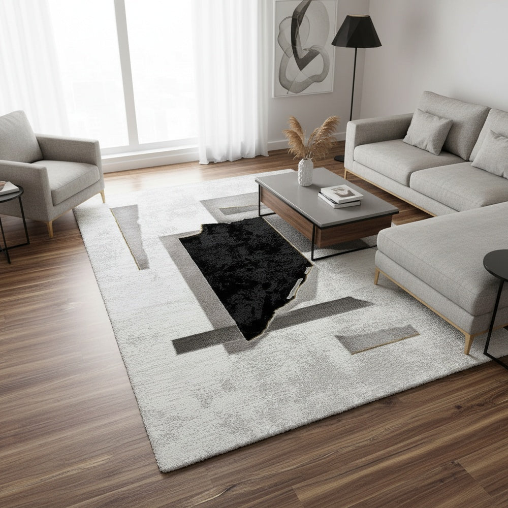 Modern Abstract Store Carpets 4x6