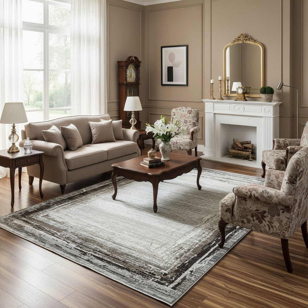 Modern Abstract Store Carpets 5x7