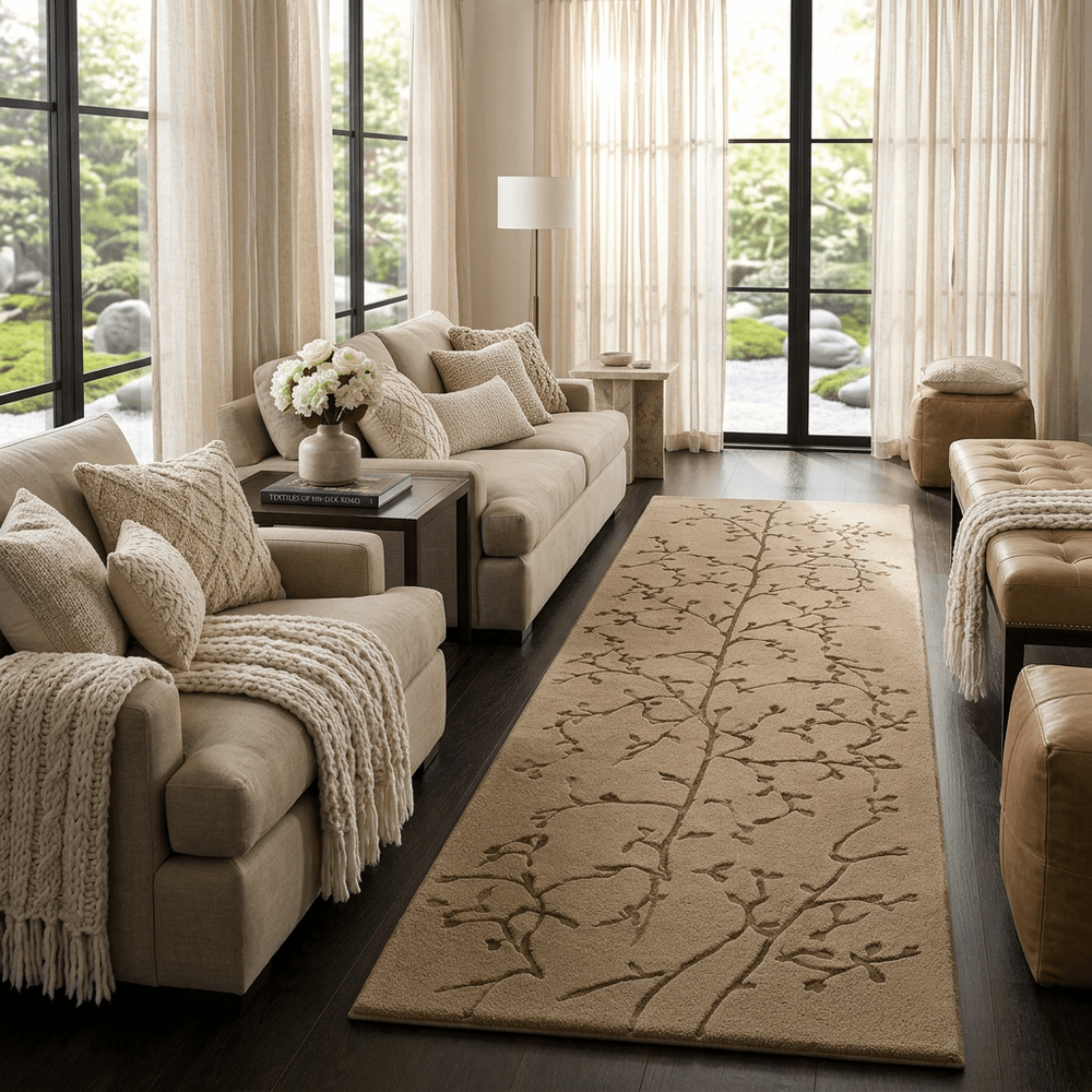 Bonsai Hand Tufted Runner Carpet & Rug
