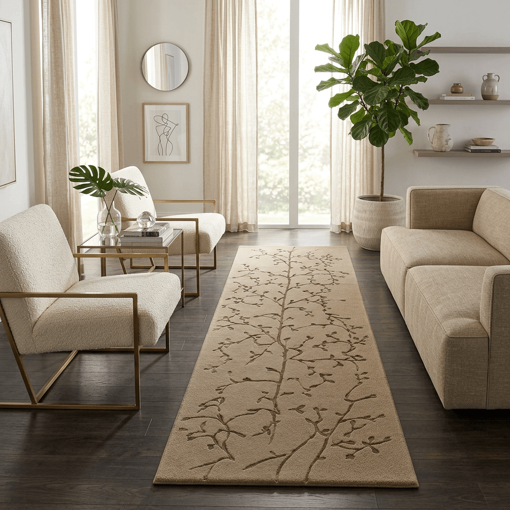Bonsai Hand Tufted Runner Carpet & Rug