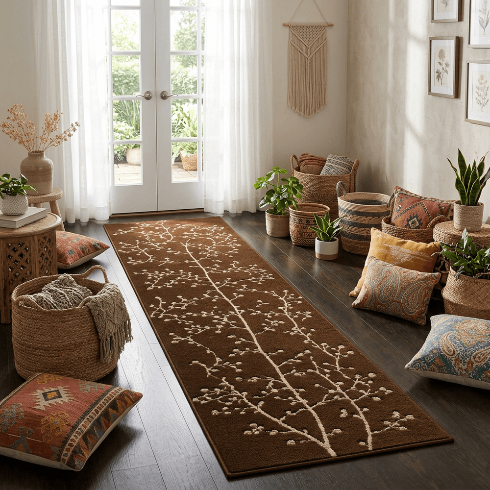 Hibachi Hand Tufted Runner Carpet & Rug