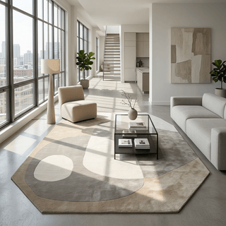 Calvessa Irregular Hand Tufted Carpet