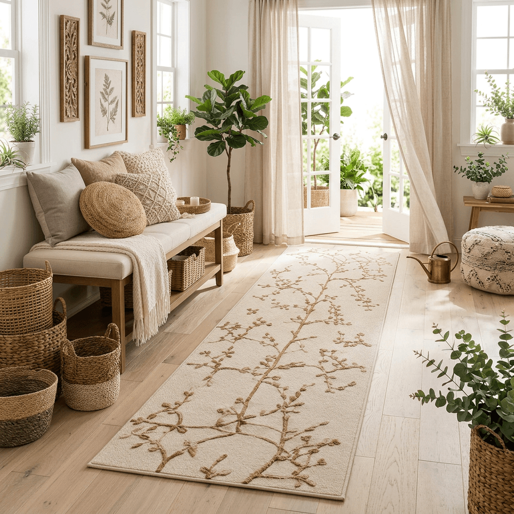 Udon Hand Tufted Runner Carpet & Rug