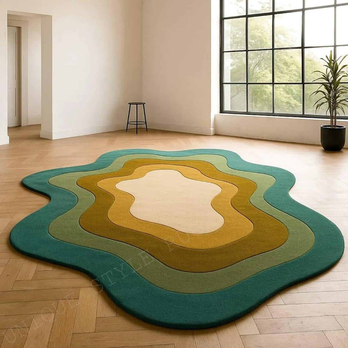 Nerion Irregular Hand Tufted Carpet