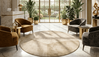 Prism Round Hand Tufted Carpet