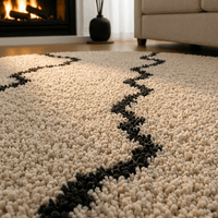 Solvexa Round Shaggy Carpet