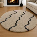 Solvexa Round Shaggy Carpet