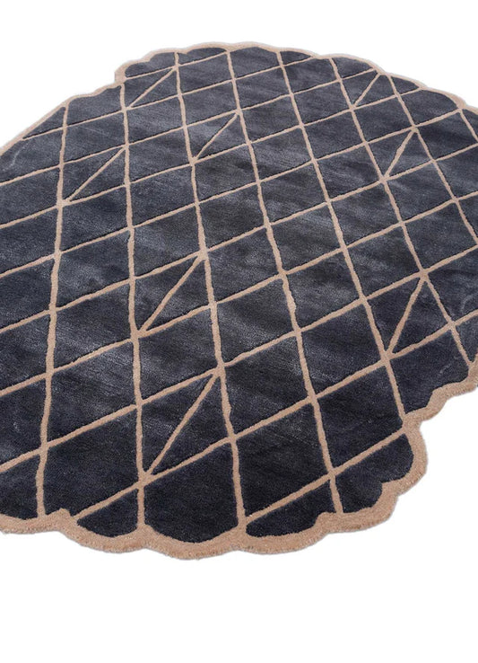 Xena Luxe Irregular Hand Tufted Carpet & Rug