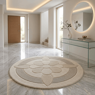 Noble Round Hand Tufted Carpet