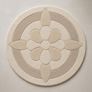 Noble Round Hand Tufted Carpet