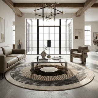 Solvavora Round Hand Tufted Carpet