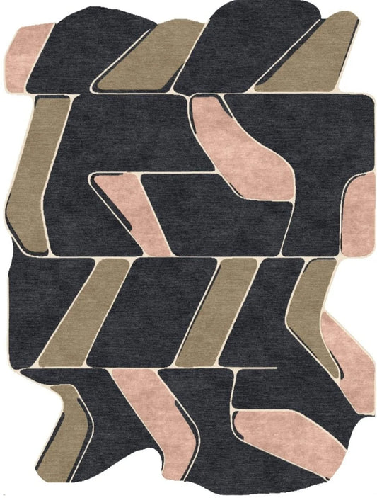 Zavira Irregular Hand Tufted Carpet & Rug