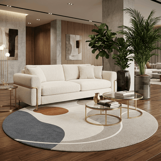 Jewel Round Hand Tufted Carpet