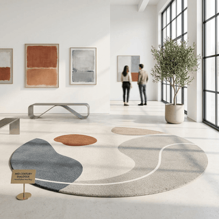 Jewel Round Hand Tufted Carpet