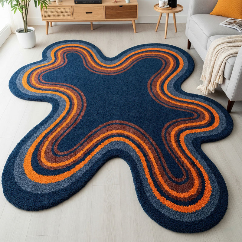 Hushgren Irregular Hand Tufted Carpet