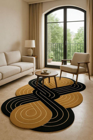 Ruxelo Irregular Hand Tufted Carpet