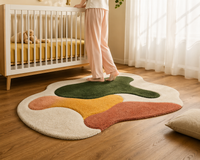 Stylish Irregular Hand Tufted Carpet