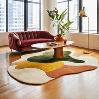 Stylish Irregular Hand Tufted Carpet