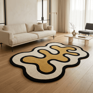 Shadoween Irregular Hand Tufted Carpet