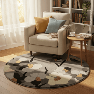 Cozyquest Round Hand Tufted Carpet & Rug
