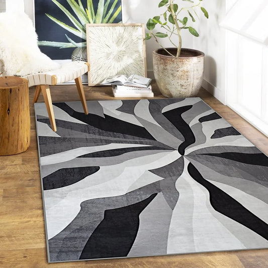 Grey Lahar Hand Tufted Carpet