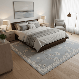 Gorgeous Grey Hand Tufted Carpet