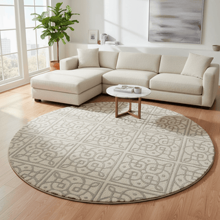 Snugmora Round Hand Tufted Carpet & Rug