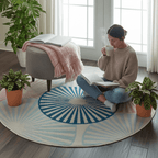 Velvique Round Hand Tufted Carpet & Rug