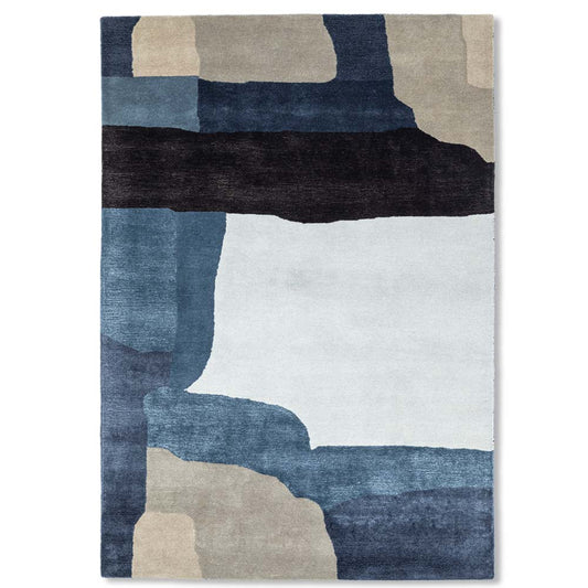 Block Check Premium Hand Tufted Carpet